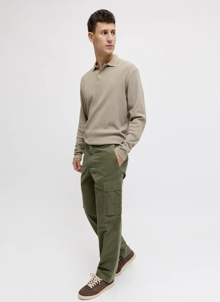 JJ Rebel  Regular Fit Cargo Pants for Men | Best Price UAE